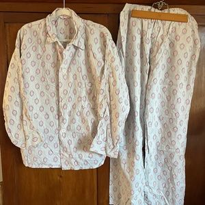 Vintage men's cotton pajamas set by Janco